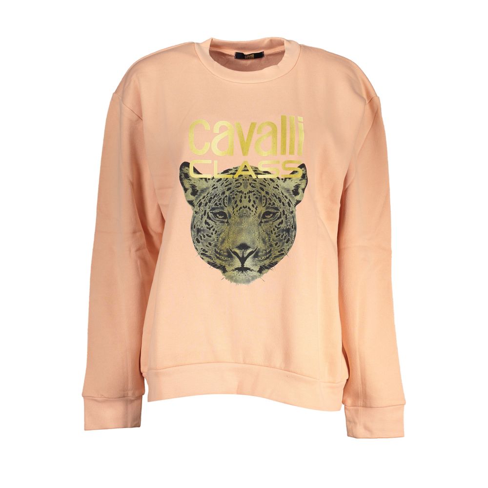 Cavalli Class Rosa Polyester Women Sweatshirt | Regal Royce