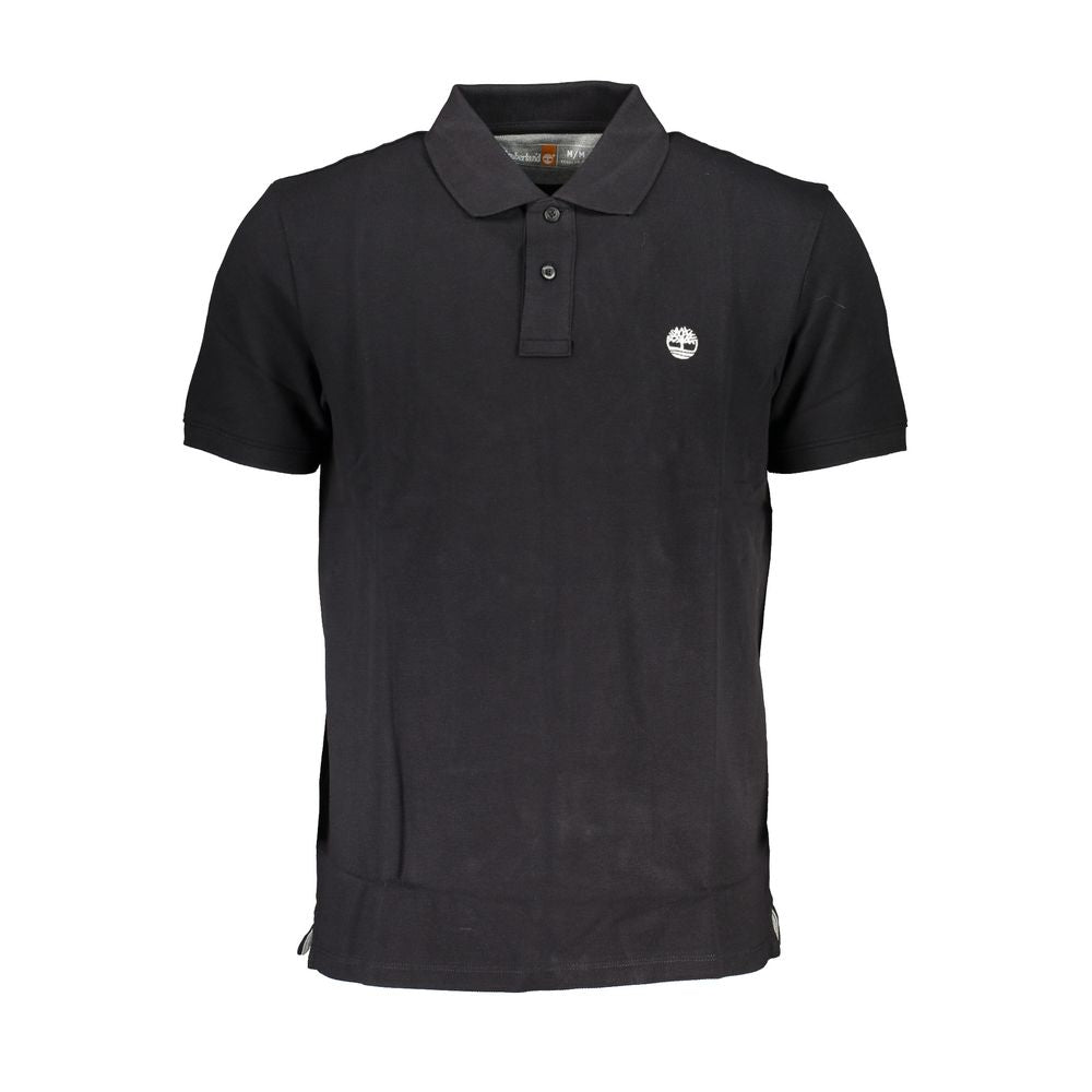 Timberland Black Cotton Men Polo Shirt | Regal Royce