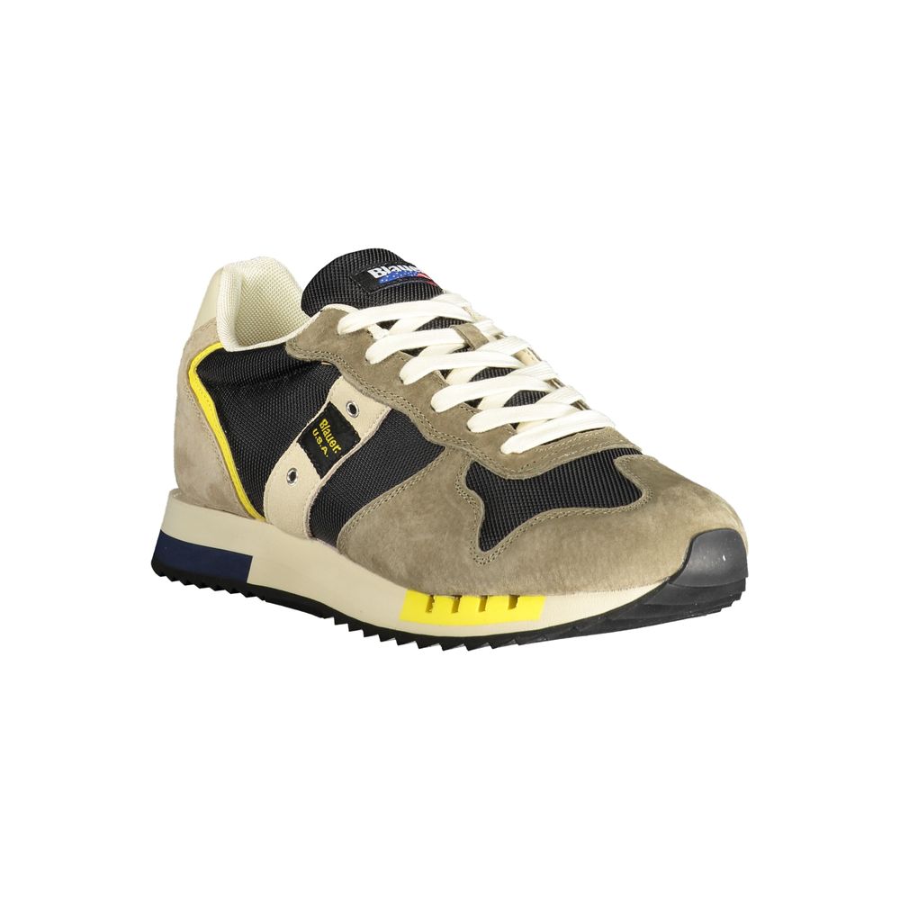 Blauer Verde Polyurethane Men Sneaker | Regal Royce