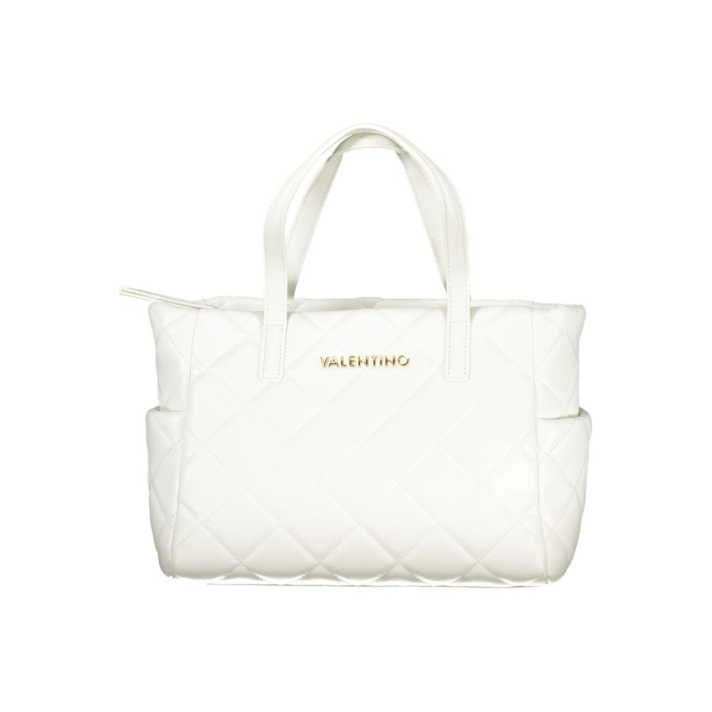 Mario Valentino Bianco Polyurethane Women Handbag | Regal Royce