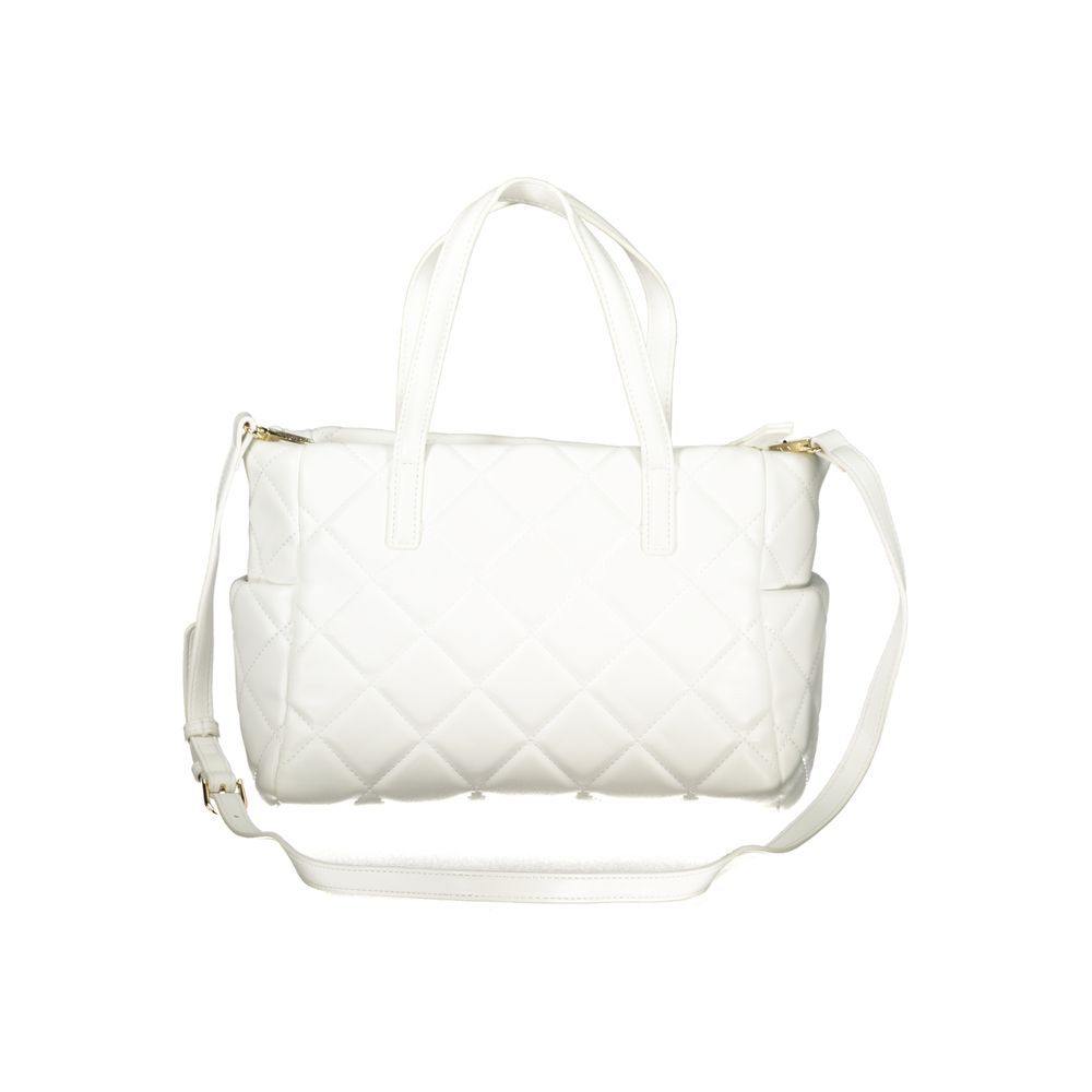 Mario Valentino Bianco Polyurethane Women Handbag | Regal Royce
