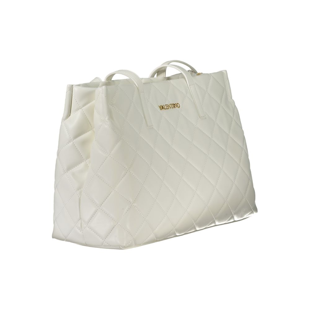 Mario Valentino White Polyethylene Handbag