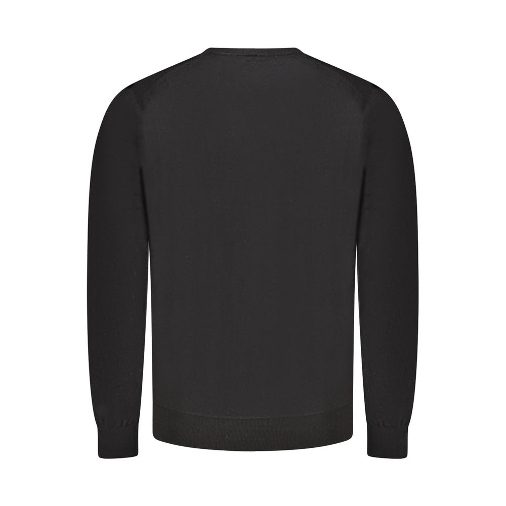 Guess Jeans Black Wool Mens Sweater | Regal Royce