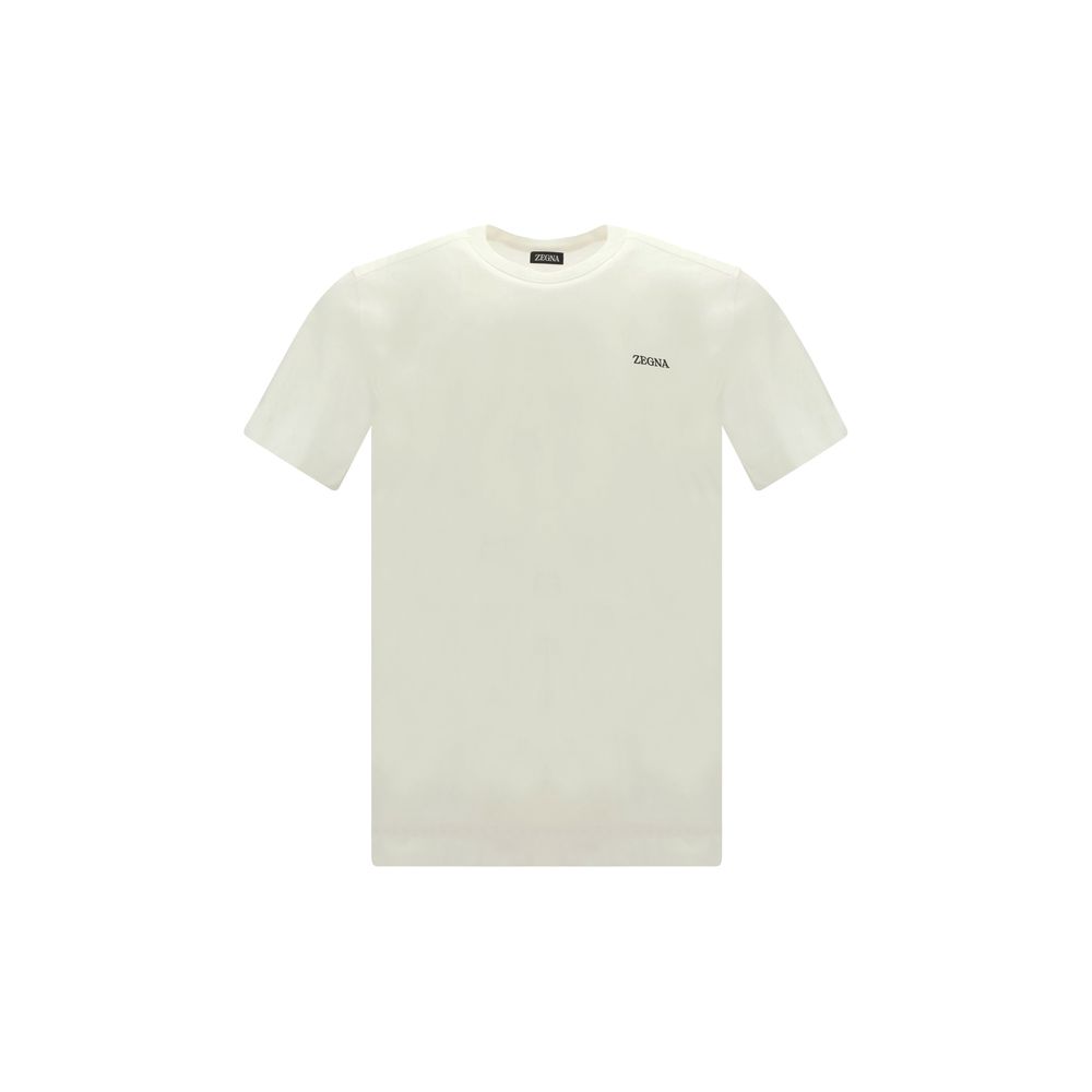 ZEGNA White Cotton T-Shirt | Regal Royce