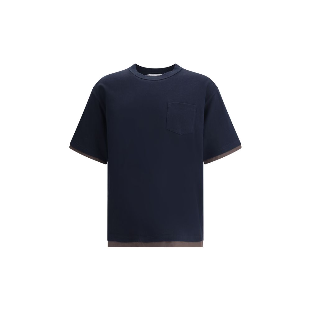 Sacai Black Cotton T-Shirt | Regal Royce