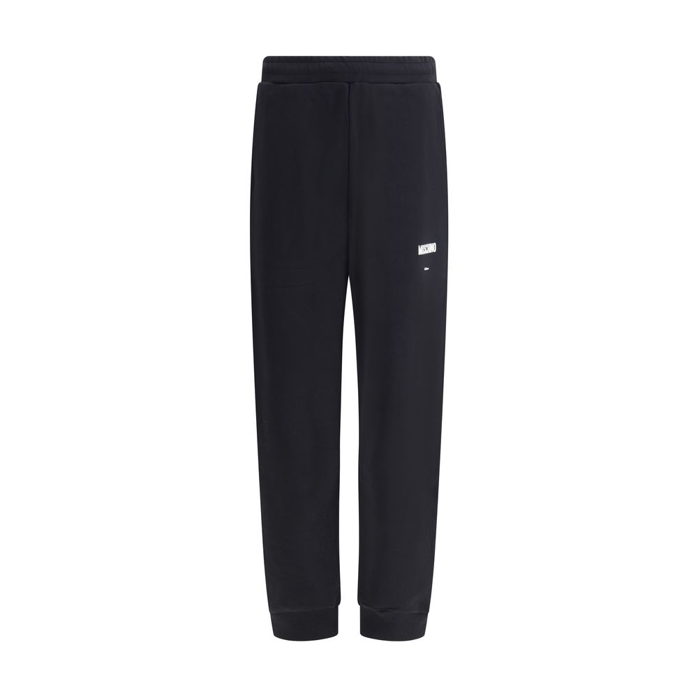 Moschino Black Cotton Joggers (Workout Pants) | Regal Royce