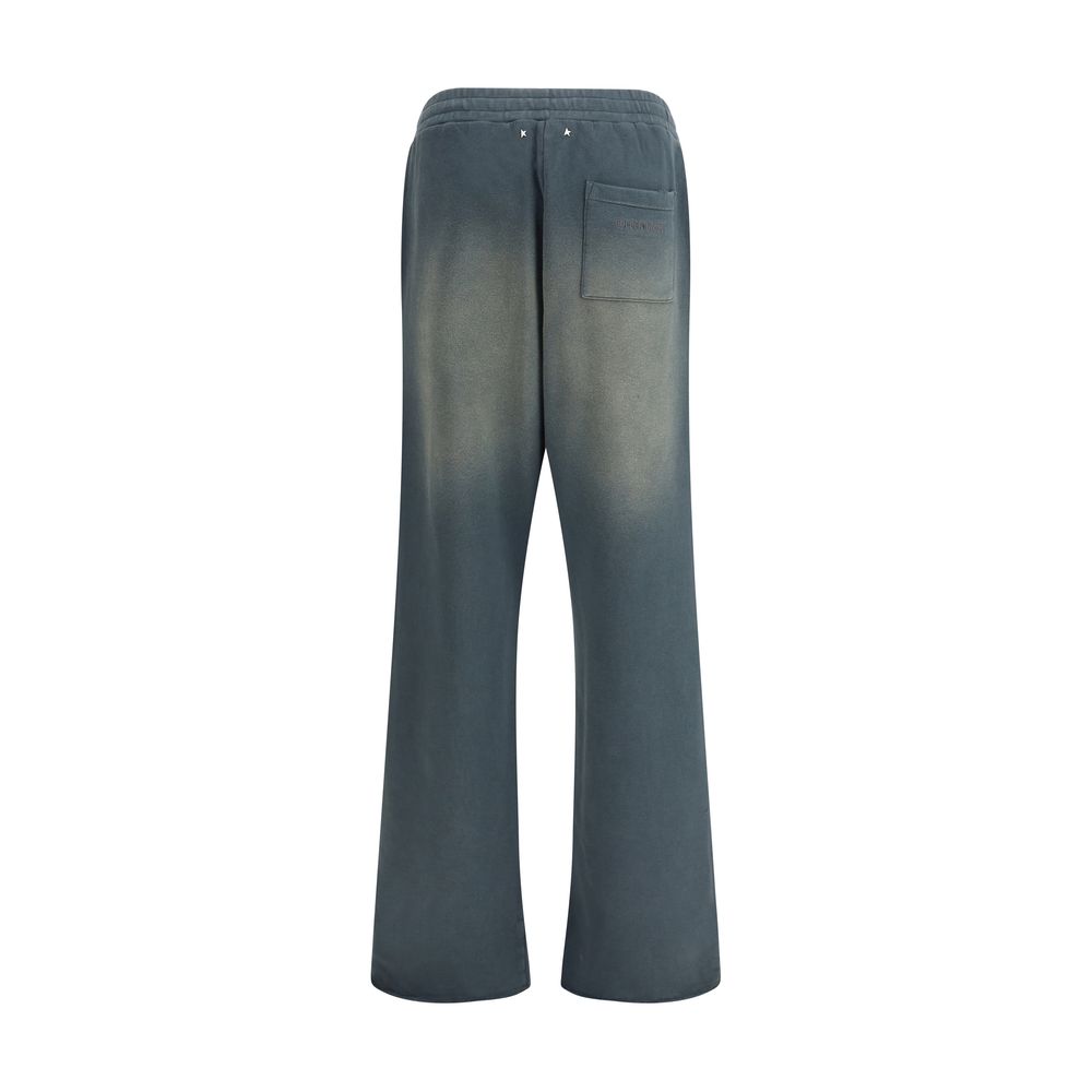 Golden Goose Blue Cotton Casual Pants | Regal Royce