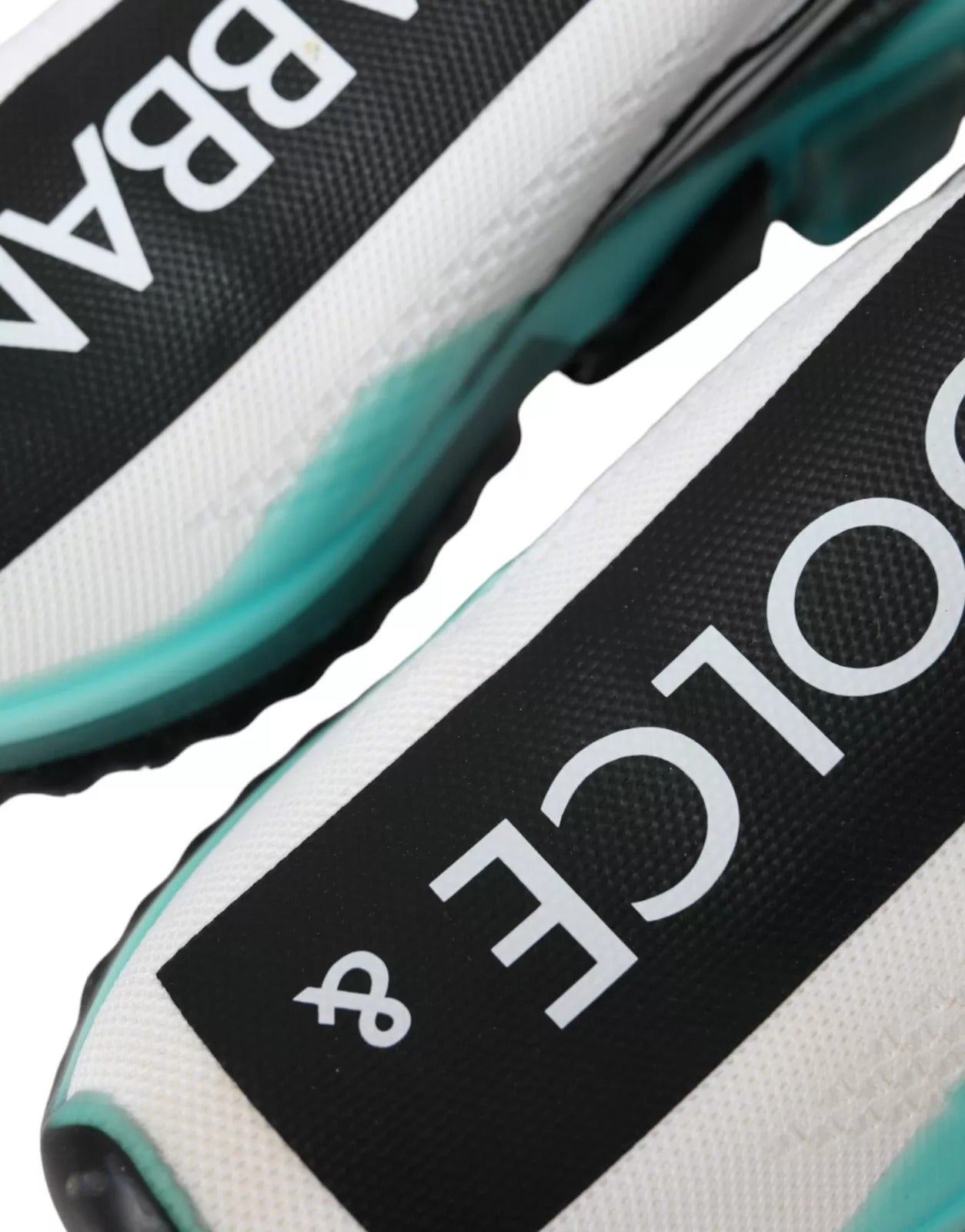 Dolce & Gabbana Black White Blue Slip On Sorrento Sneakers | Regal Royce