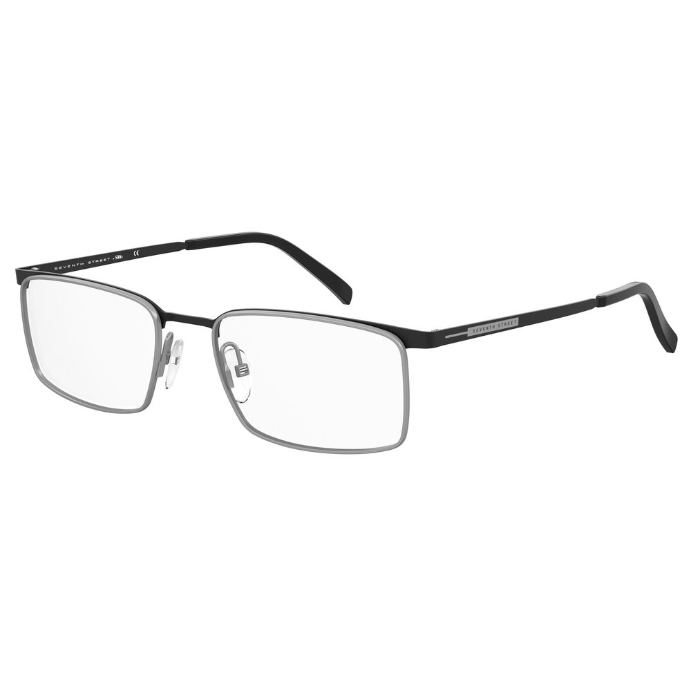 Seventh Street Black Metal Glasses (Frames) | Regal Royce