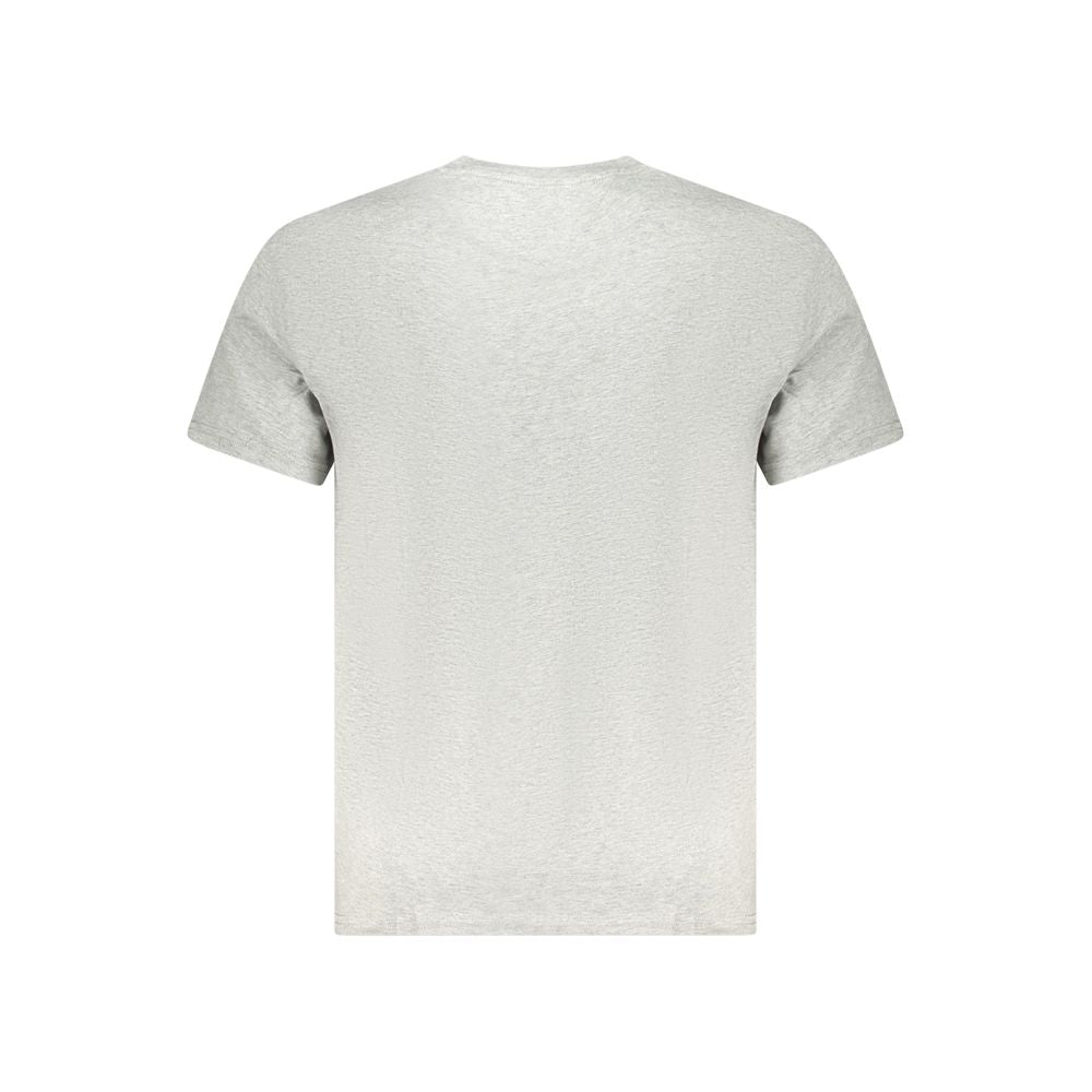 Tommy Hilfiger Grigio Cotton Men T-Shirt | Regal Royce