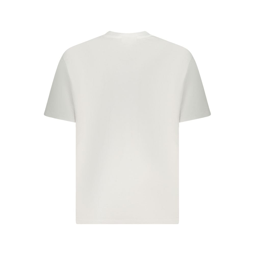 Calvin Klein White Cotton Men T-Shirt | Regal Royce