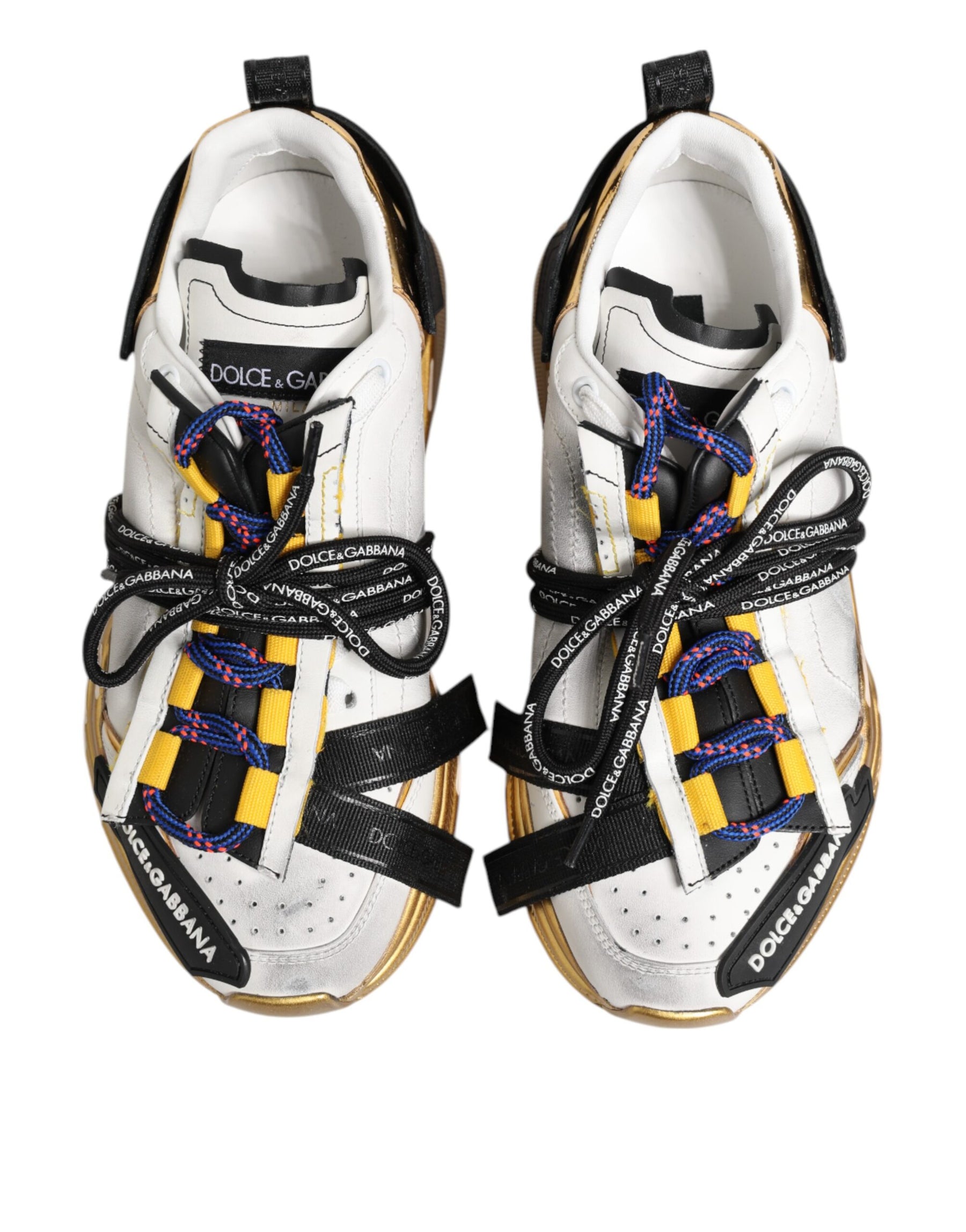 Dolce & Gabbana Multicolor Daymaster Low Top Sneakers Shoes | Regal Royce