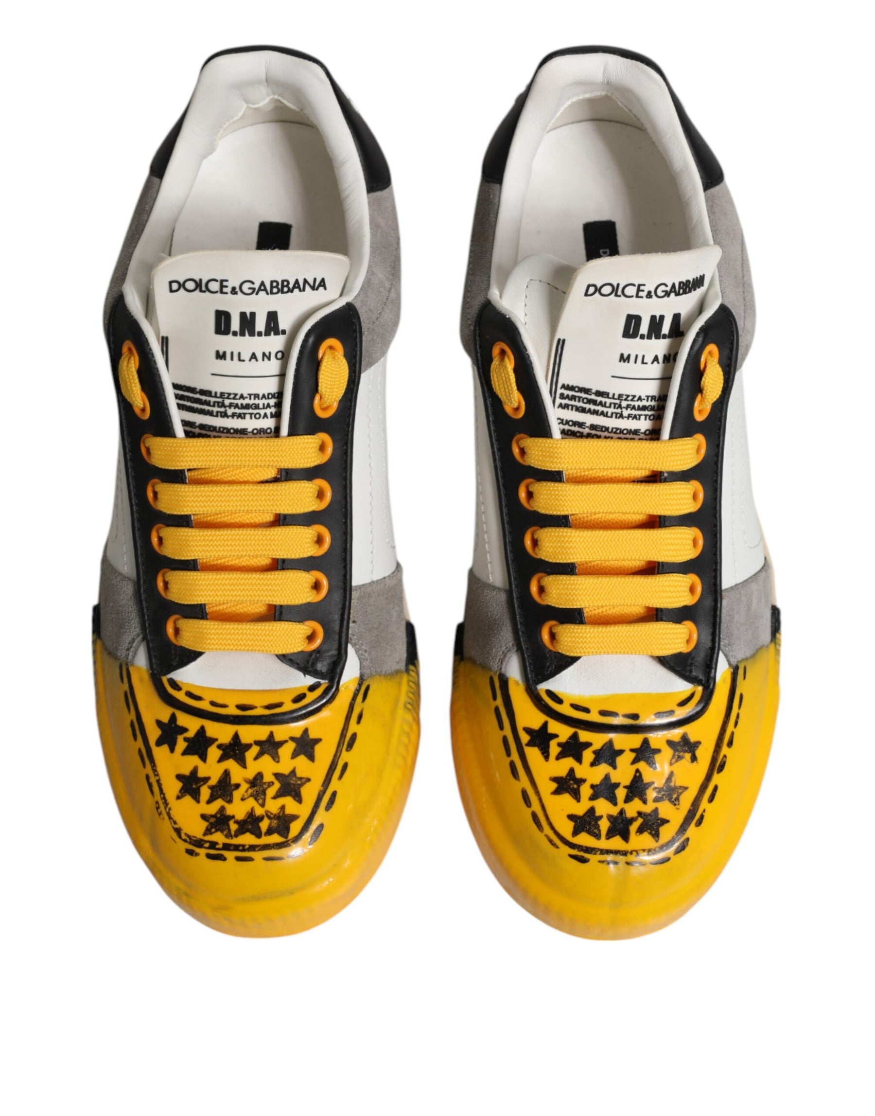 Dolce & Gabbana Multicolor MIAMI Low Top Sneakers Shoes | Regal Royce