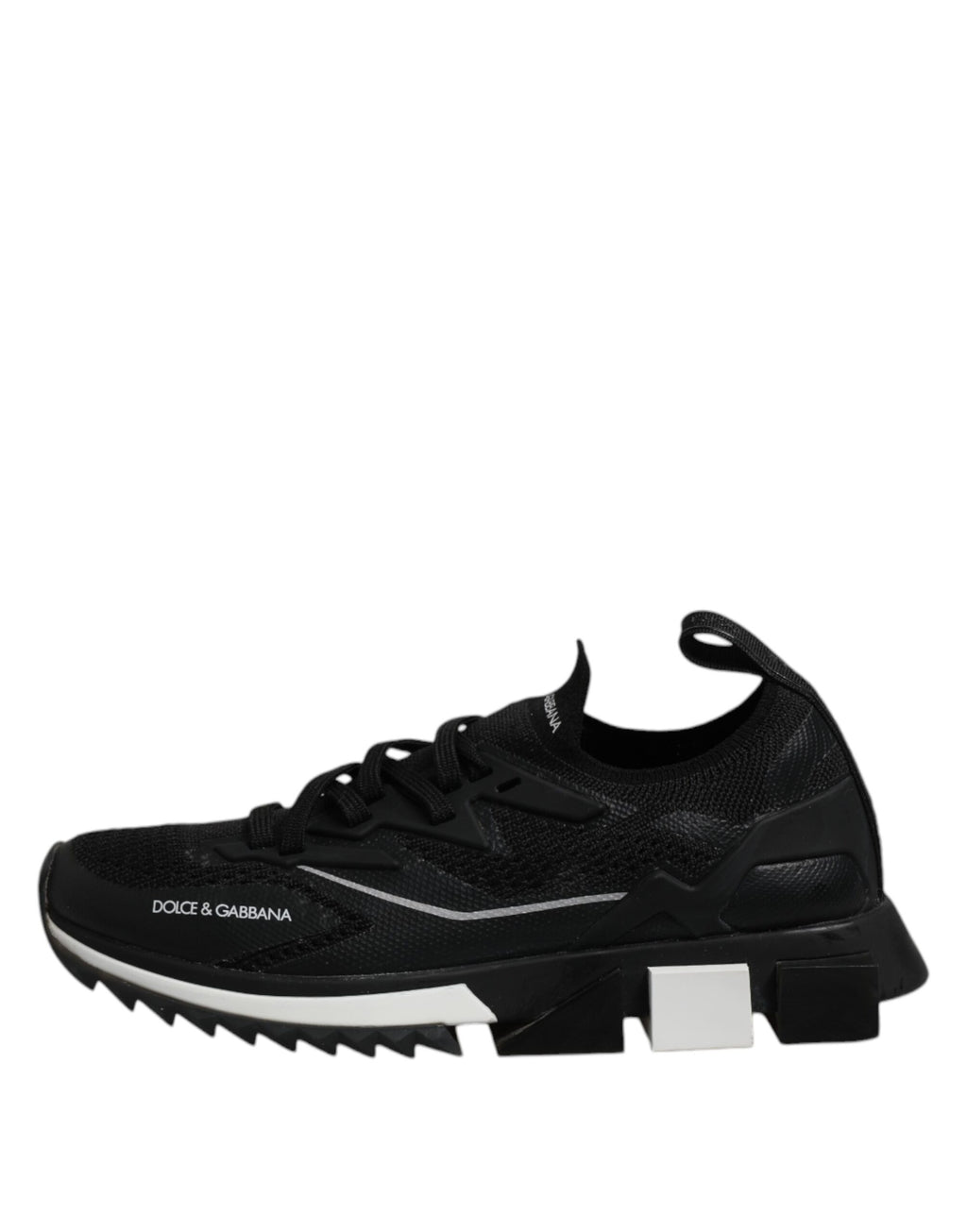 Dolce & Gabbana Black SORRENTO Lace Up Men Sneakers Shoes
