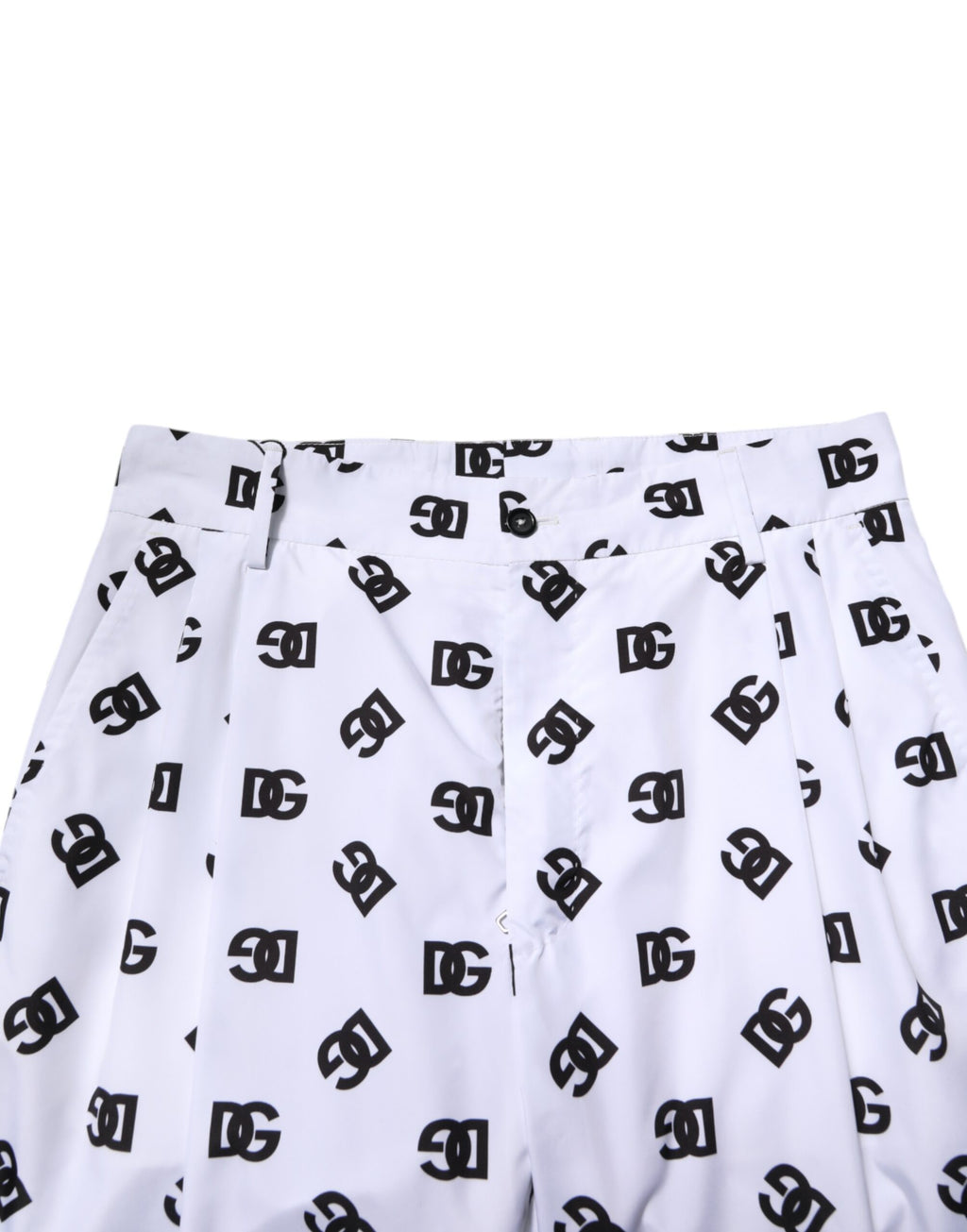 Dolce & Gabbana White Logo Cotton Skinny Denim Trouser Pants