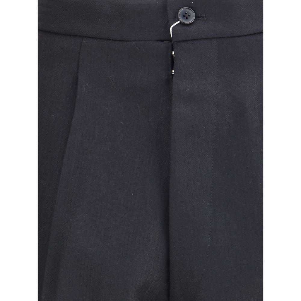 Margiela Black Wool Dress Pants | Regal Royce