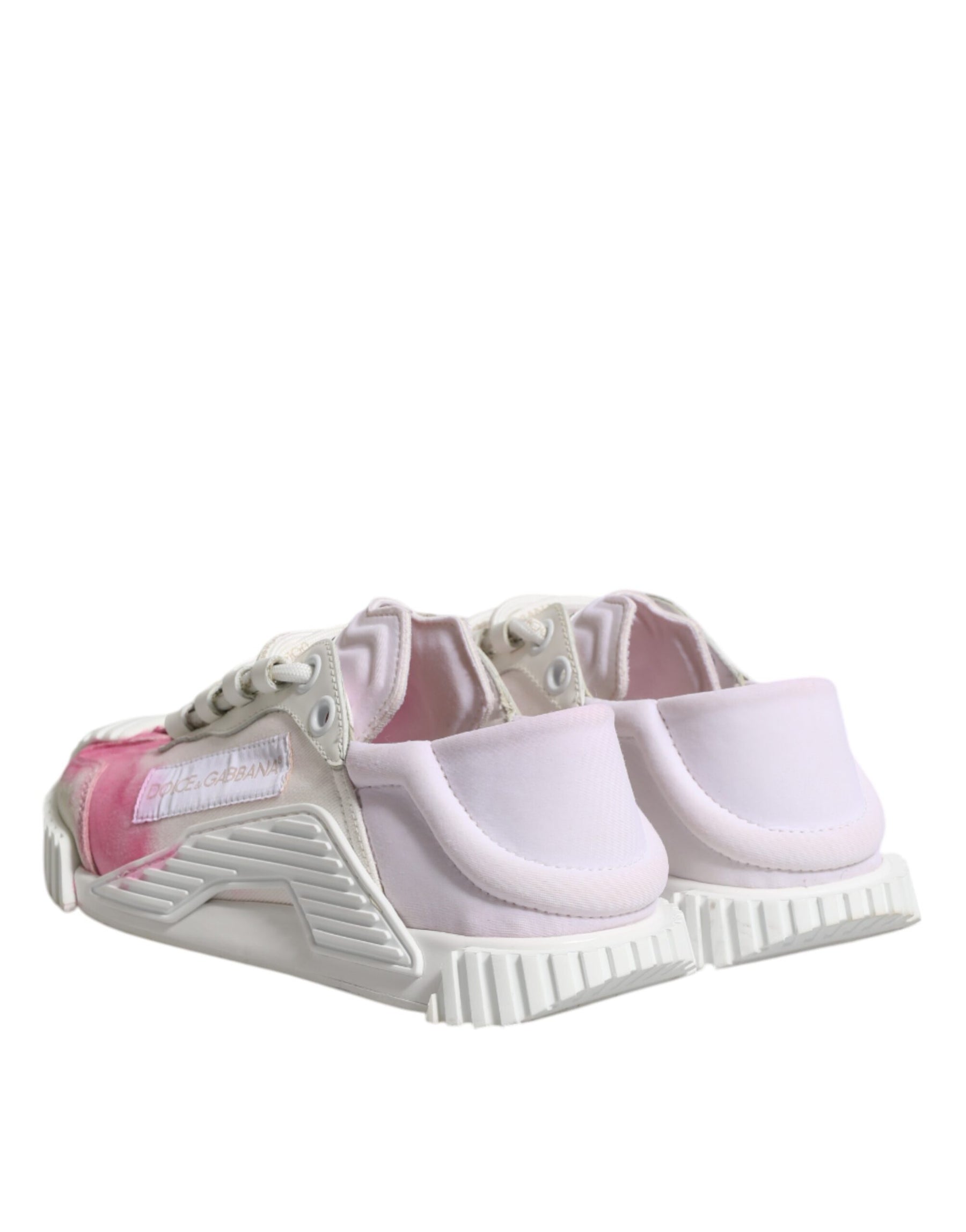 Dolce & Gabbana White NS1 Lace Up Low Top Sneakers Shoes | Regal Royce