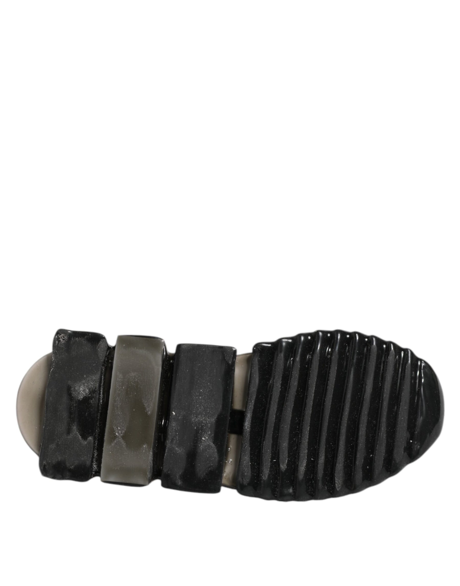 Dolce & Gabbana Black Sorrento Slip On Low Top Sneakers Shoes | Regal Royce