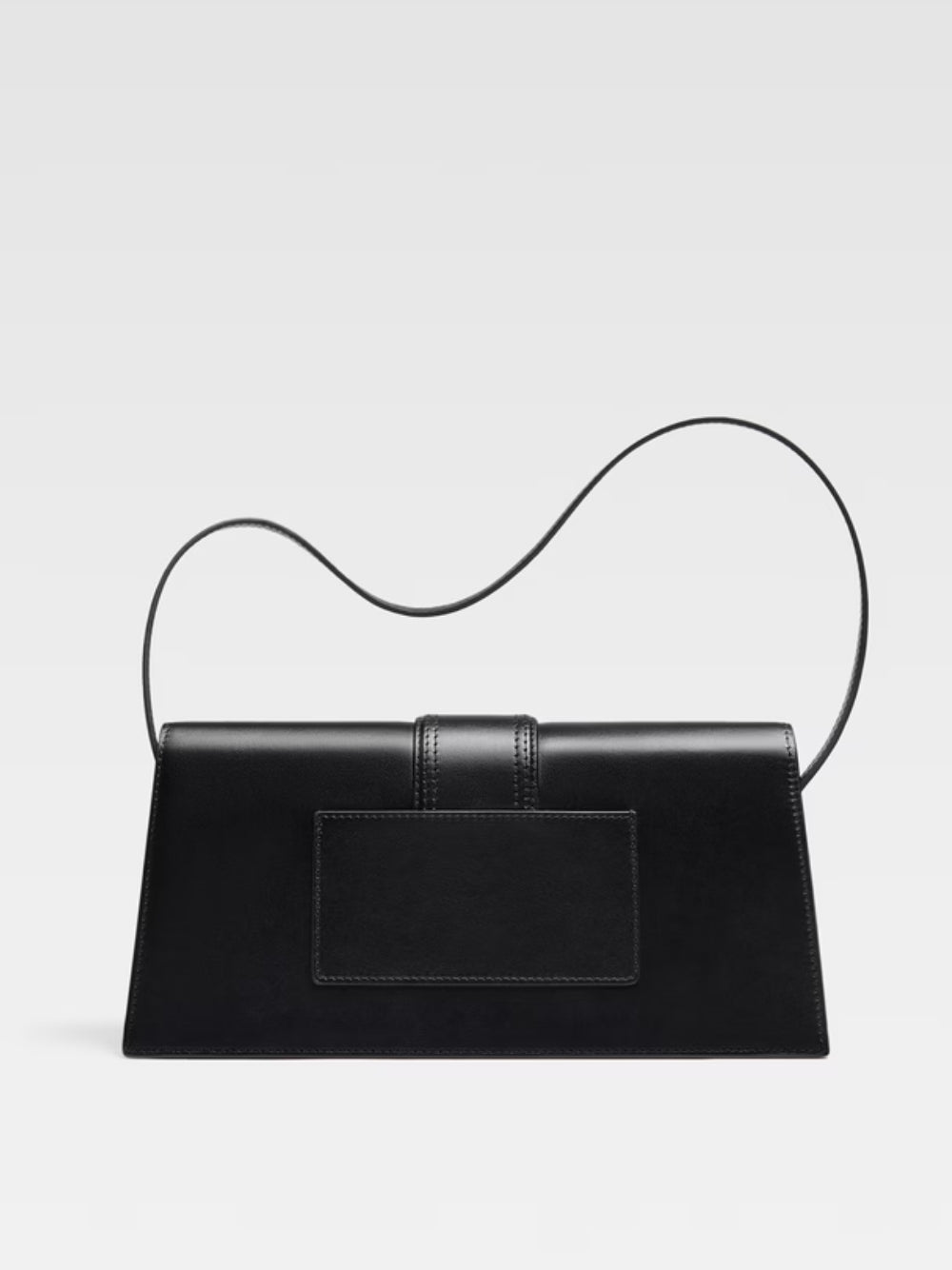 Jacquemus Black  leather Le Bambino Long bag | Regal Royce
