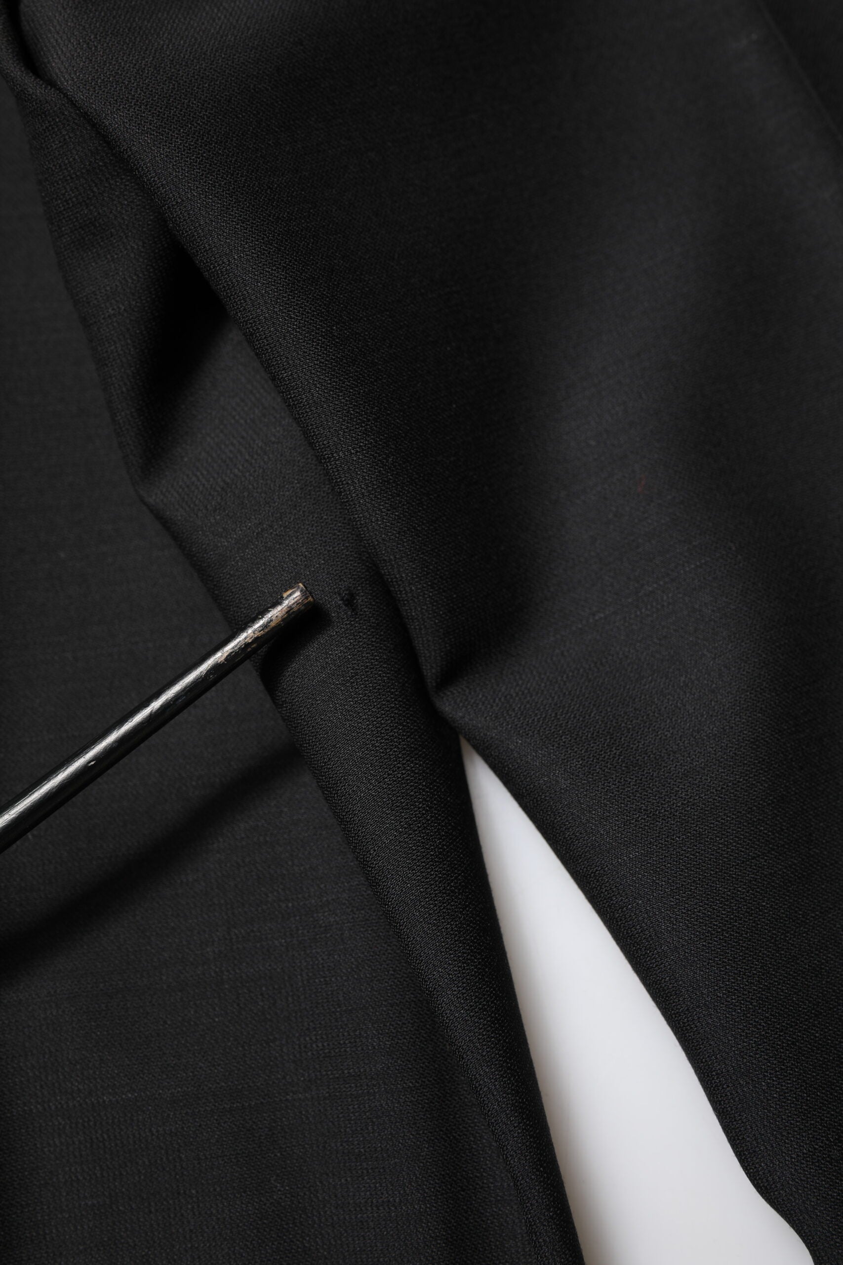 Dolce & Gabbana Black Wool Tapered Formal Men Dress Pants