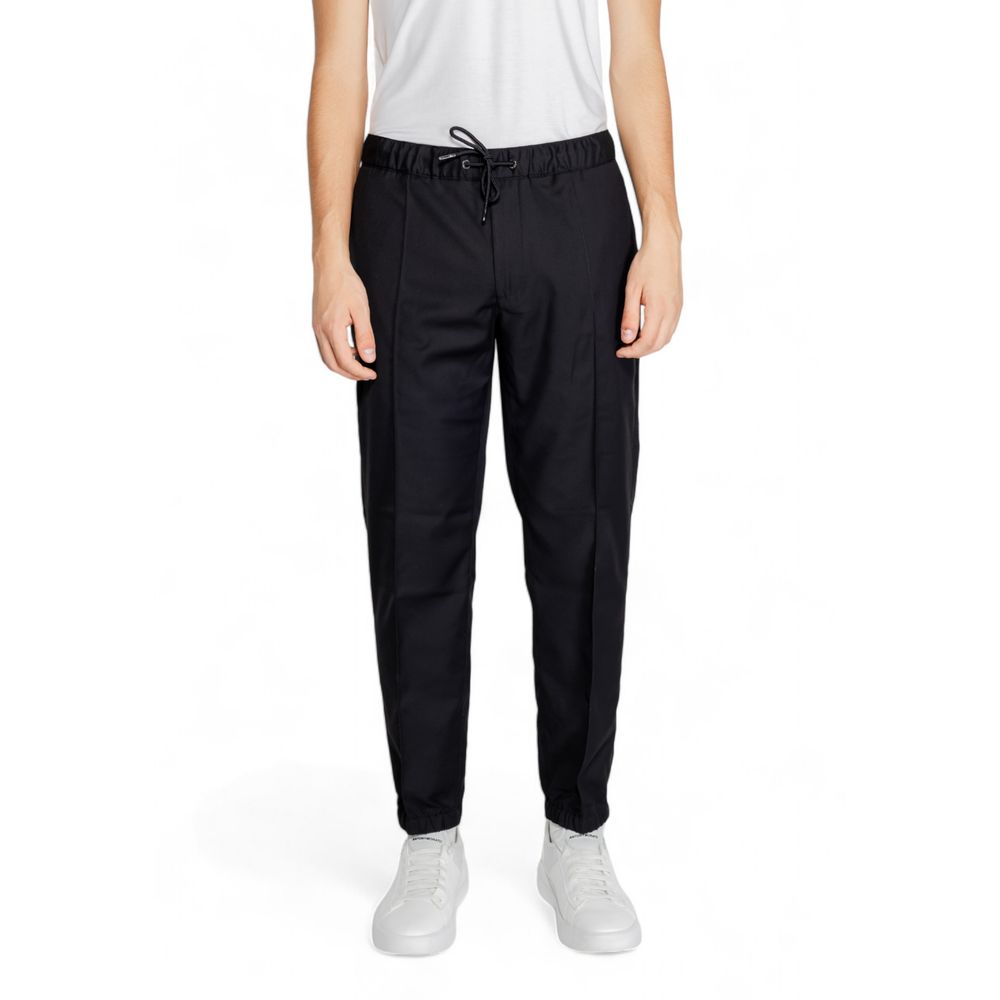 Armani Exchange Black Polyester Athletic Pants | Regal Royce