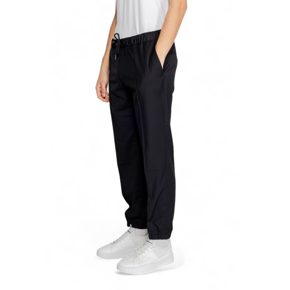Armani Exchange Black Polyester Athletic Pants