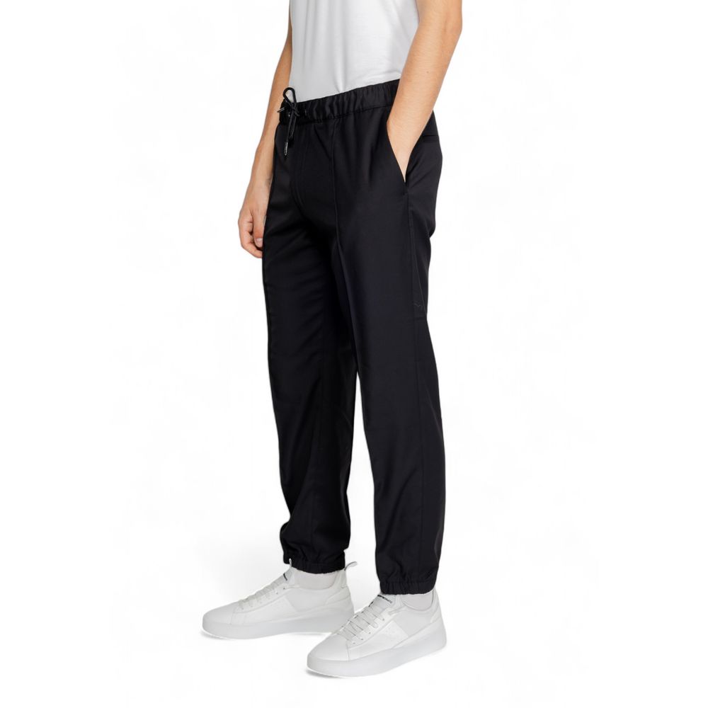 Armani Exchange Black Polyester Athletic Pants | Regal Royce