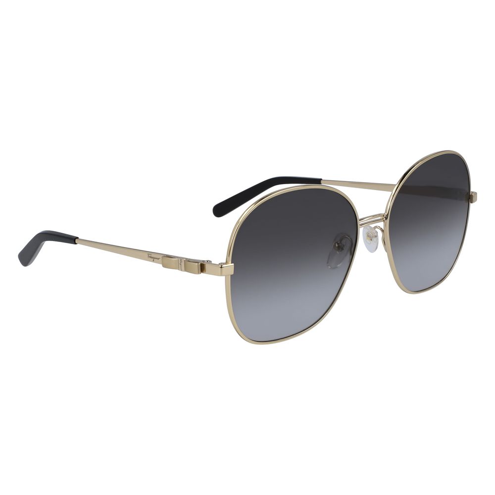 Salvatore Ferragamo Gold Metal Sunglasses | Regal Royce