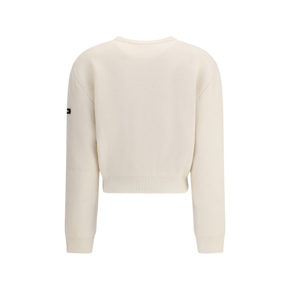 Balenciaga White Wool Sweatshirt | Regal Royce