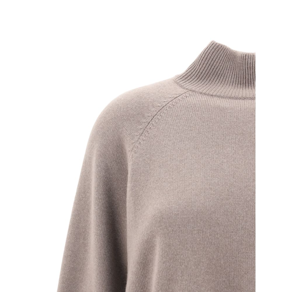 Brunello Cucinelli Brown Cashmere Turtleneck | Regal Royce