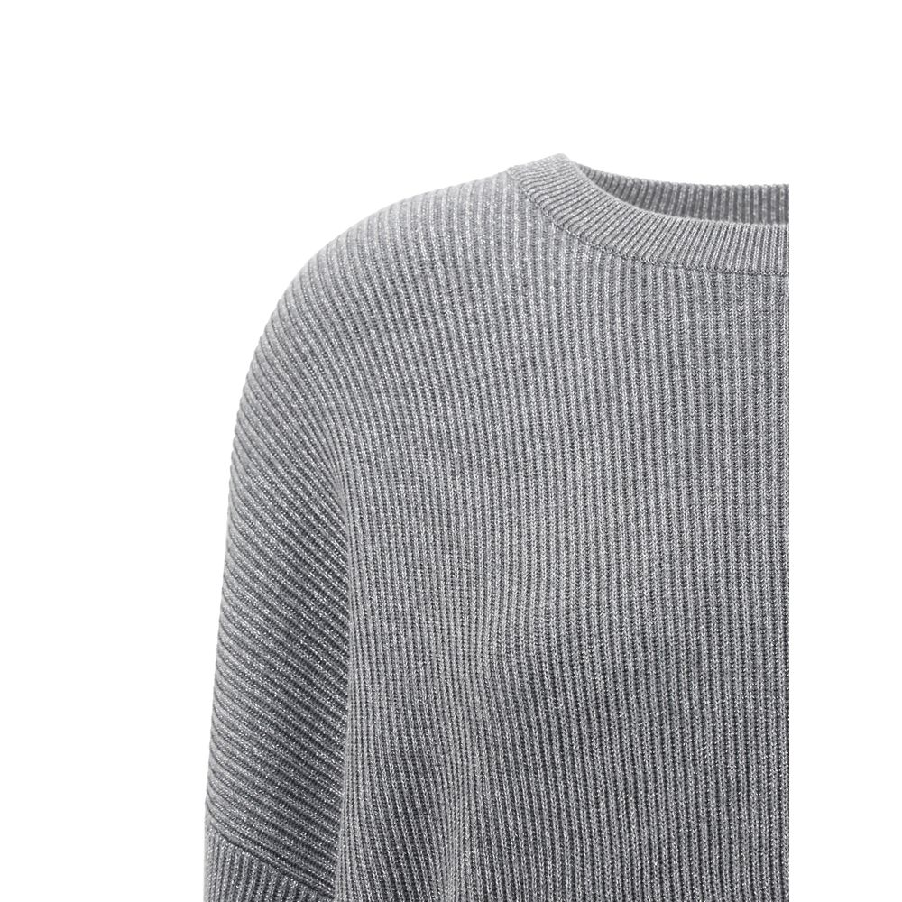 Brunello Cucinelli Gray Cotton Sweatshirt | Regal Royce