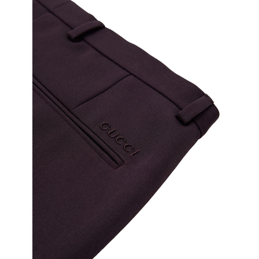 Gucci Bordeaux Wool Dress Pants | Regal Royce