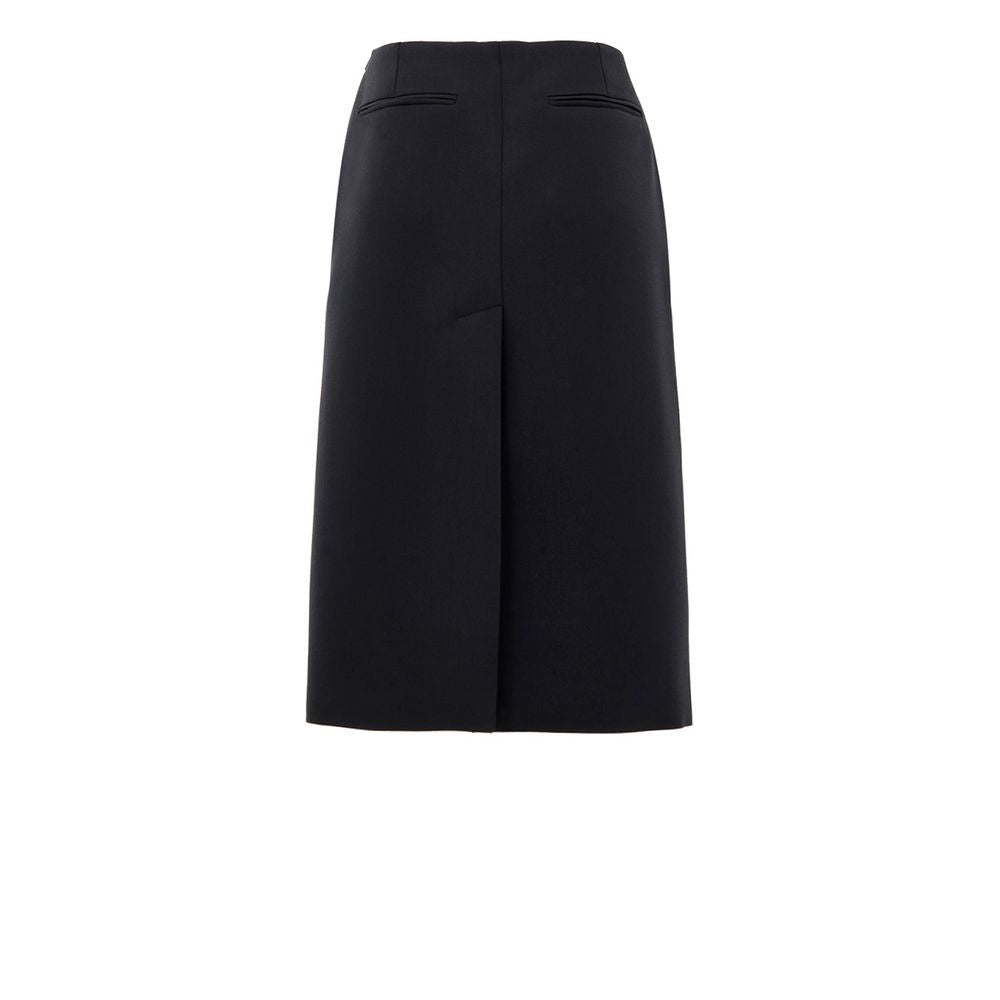 Gucci Black Wool Midi Skirt | Regal Royce