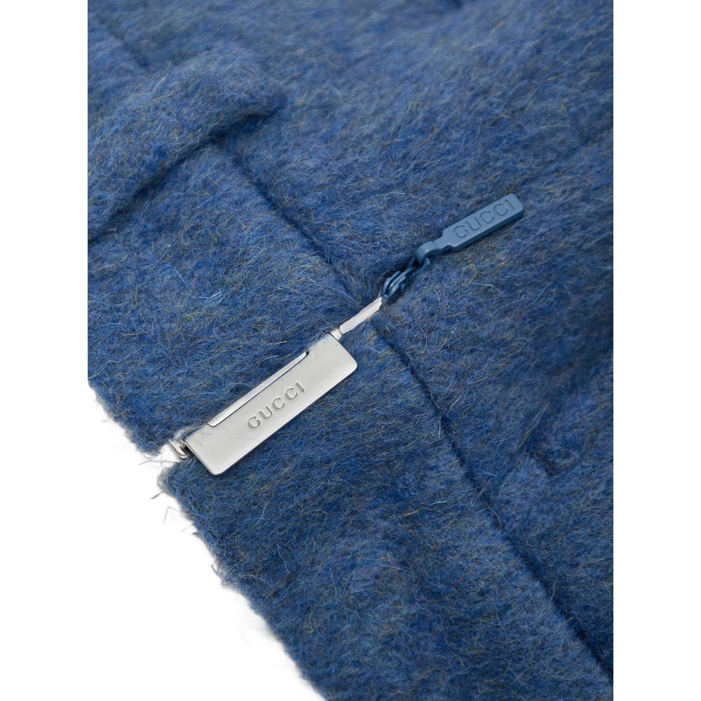 Gucci Blue Wool Shorts | Regal Royce