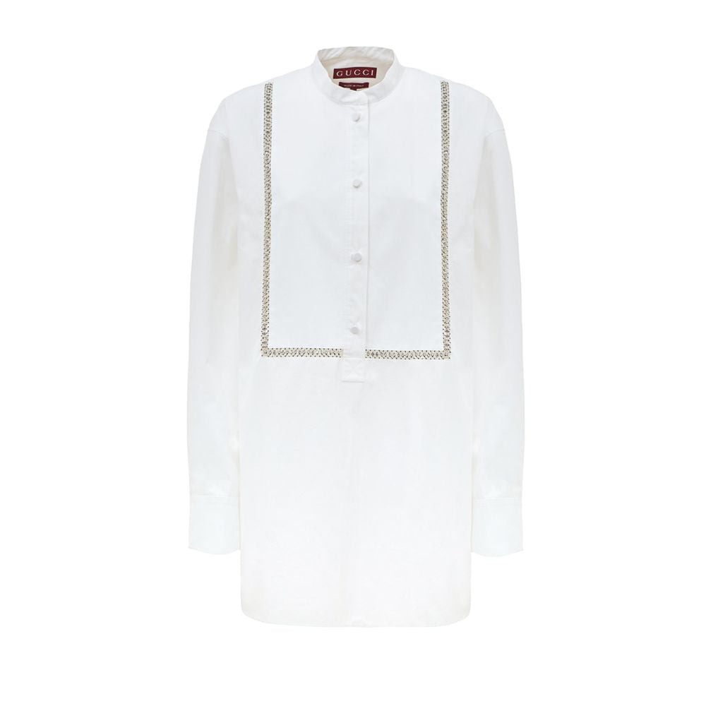 Gucci White Cotton Blouse | Regal Royce