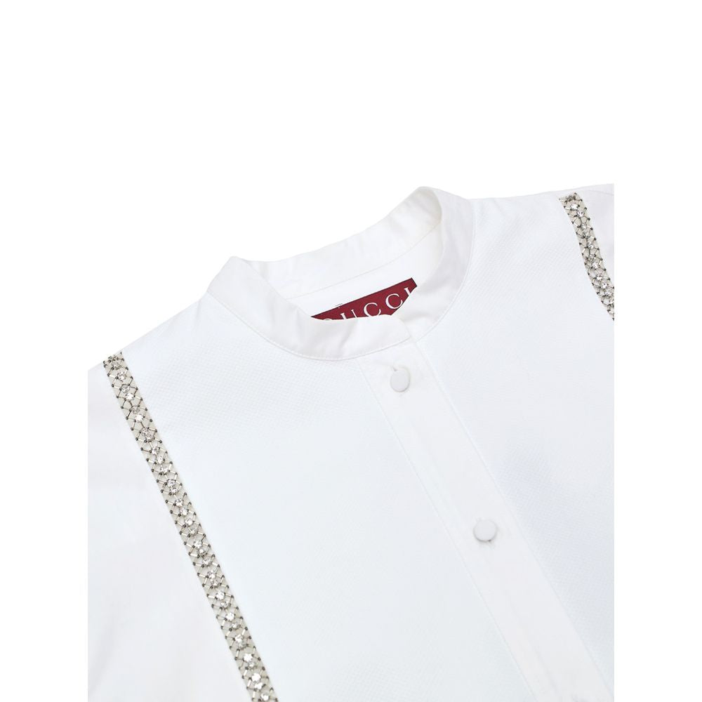Gucci White Cotton Blouse | Regal Royce