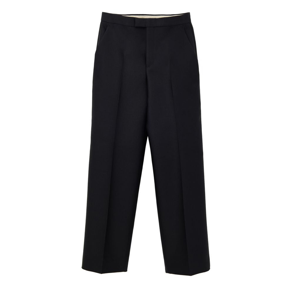 Gucci Black Cotton Casual Pants | Regal Royce