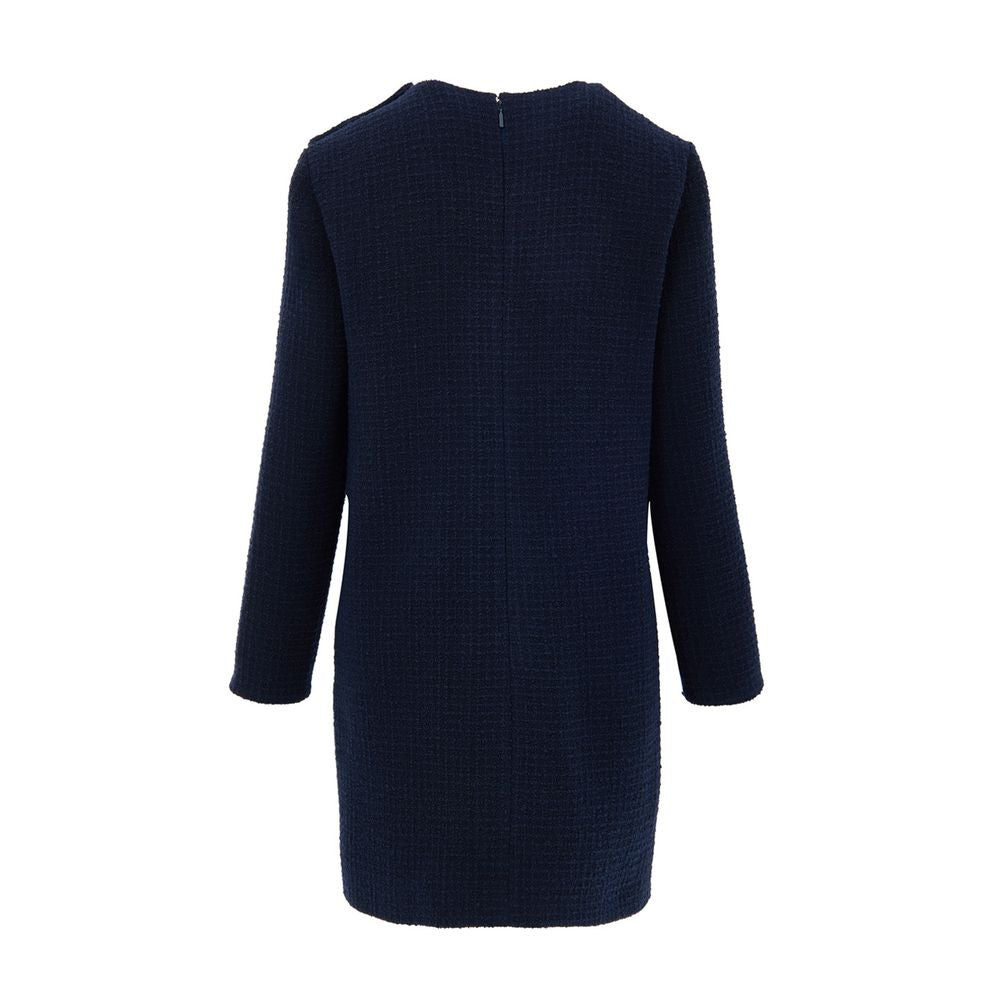Gucci Navy Blue Wool Short Dress | Regal Royce