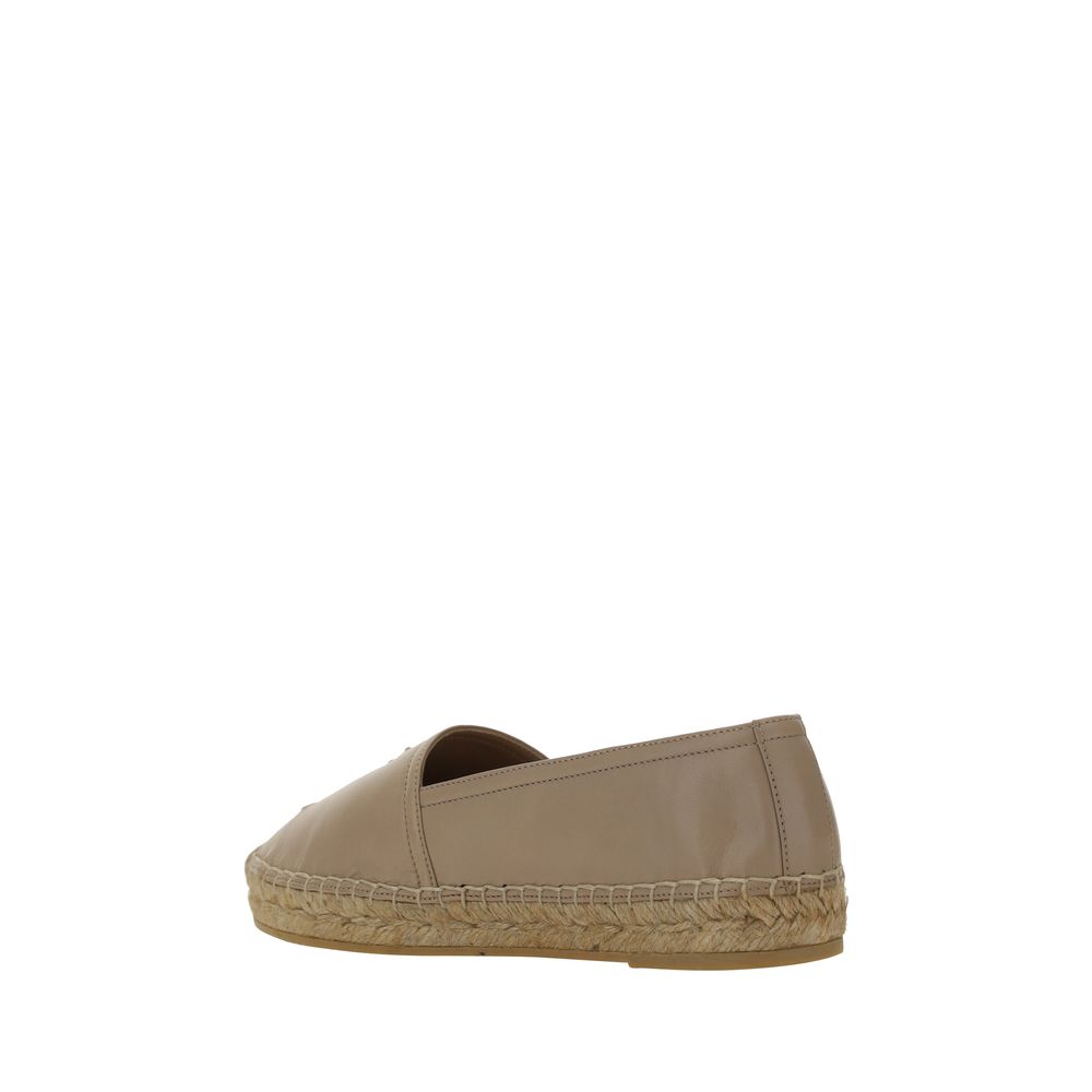 Saint Laurent Brown Lamb Ovis Aries Aries Espadrilles | Regal Royce