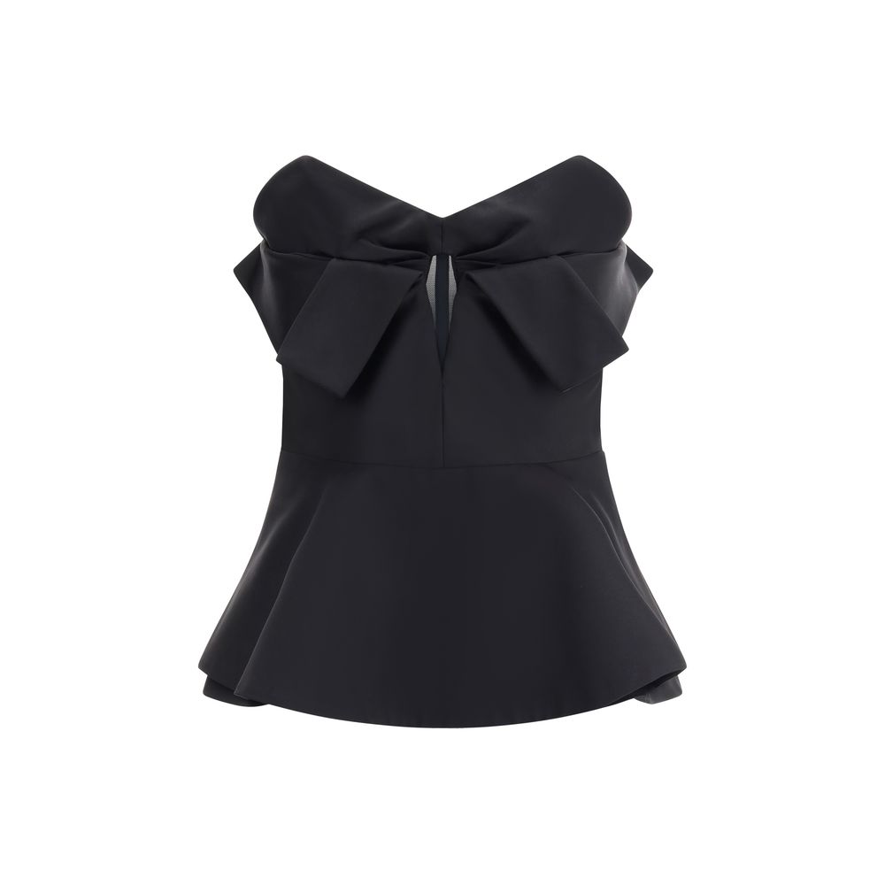 Alexander McQueen Black Polyester Top | Regal Royce