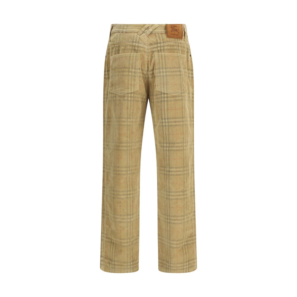 Burberry Brown Cotton Casual Pants | Regal Royce