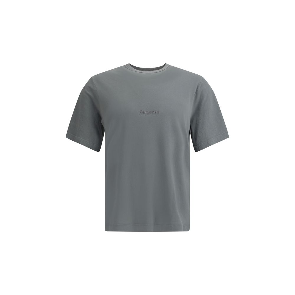 Saint Laurent Bicolor Cotton T-Shirt | Regal Royce