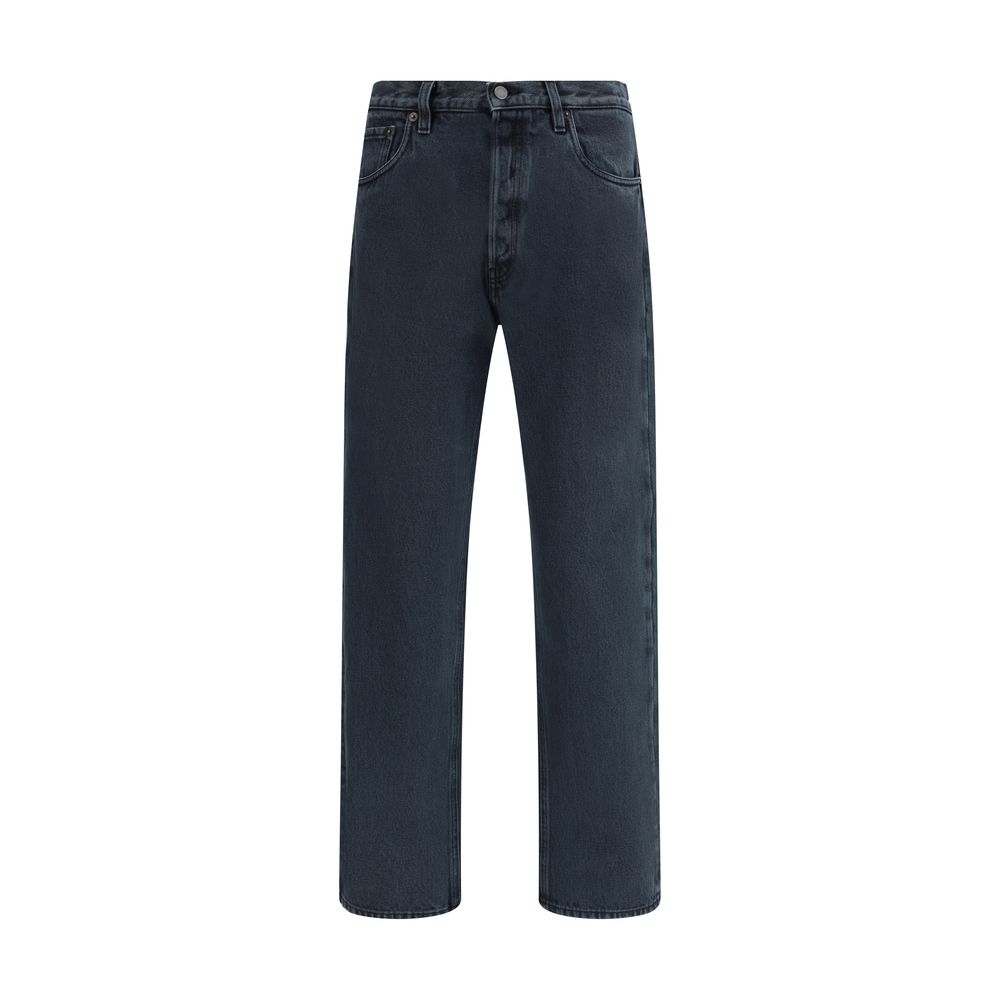 Prada Black Cotton Straight-Leg Jeans | Regal Royce