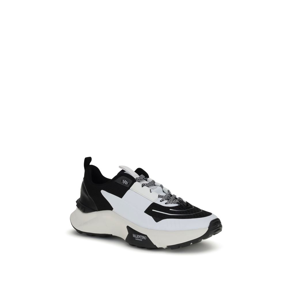 Valentino Garavani Multicolor Calf Leather Bos Taurus Athletic Sneakers | Regal Royce