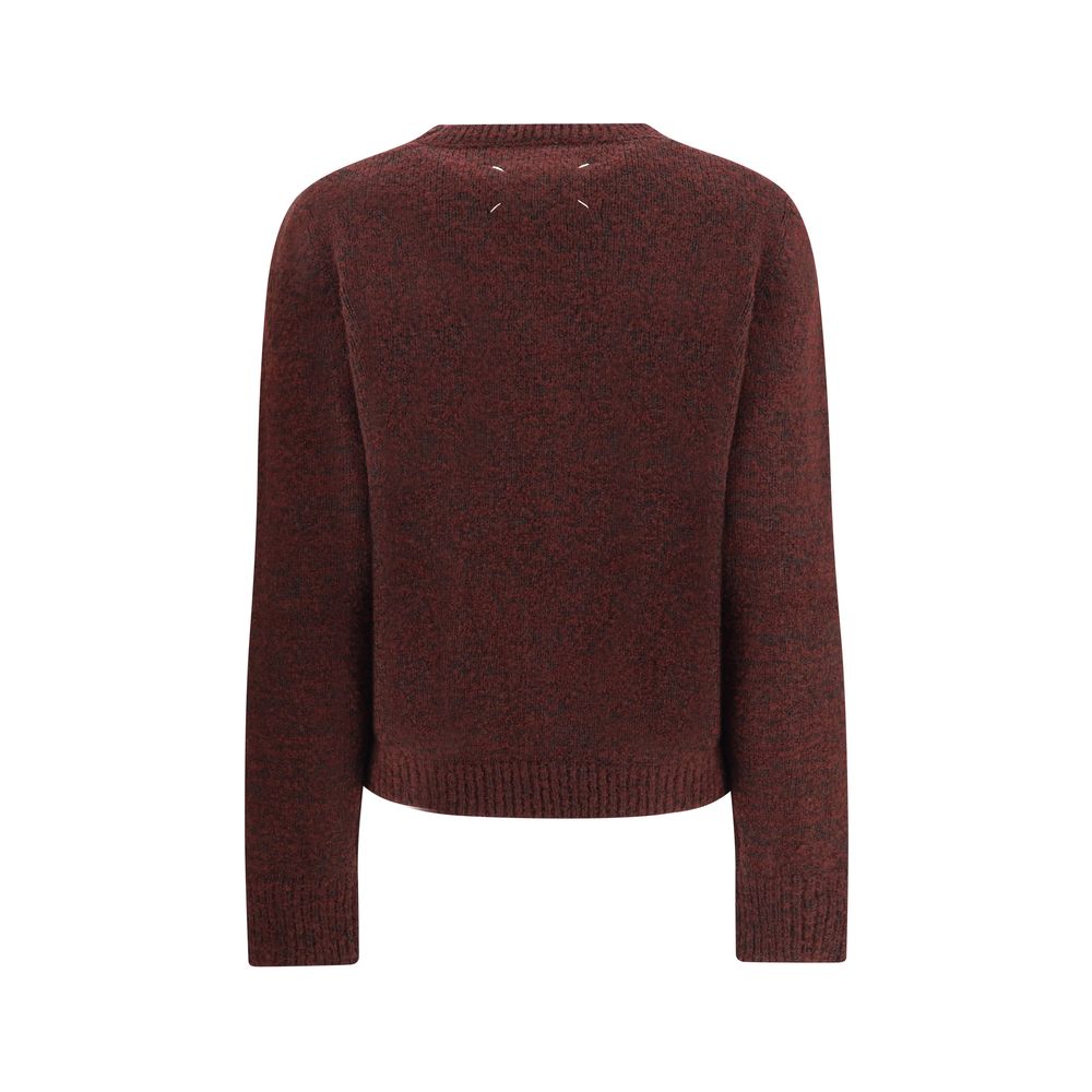 Margiela Bordeaux Fleece Wool Sweatshirt