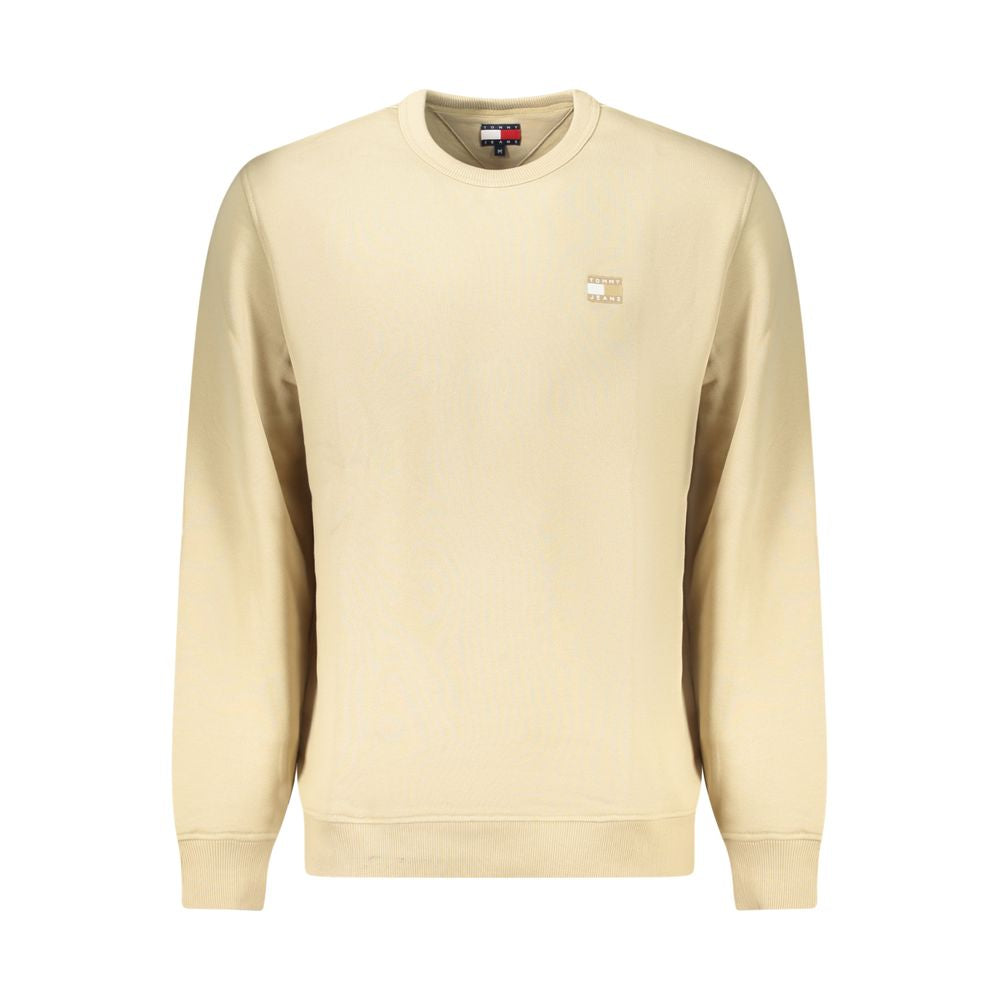 Tommy Hilfiger Beige Cotton Men Sweatshirt | Regal Royce