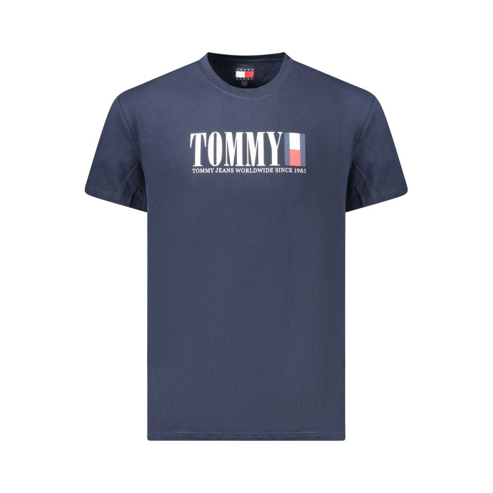 Tommy Hilfiger Blue Cotton Men's T-Shirt | Regal Royce