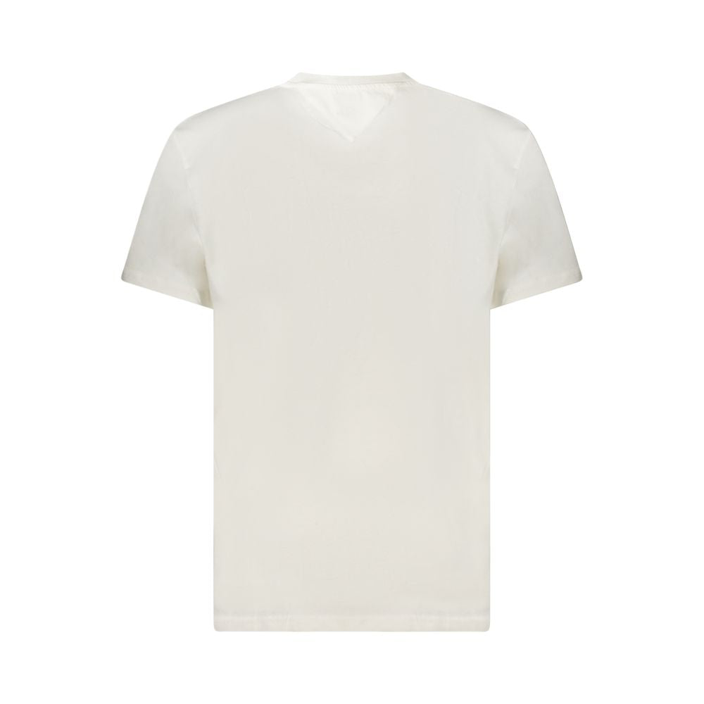 Tommy Hilfiger Bianco Cotton Men T-Shirt | Regal Royce