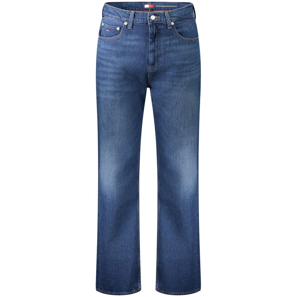Tommy Hilfiger Blu Cotton Men Jeans | Regal Royce