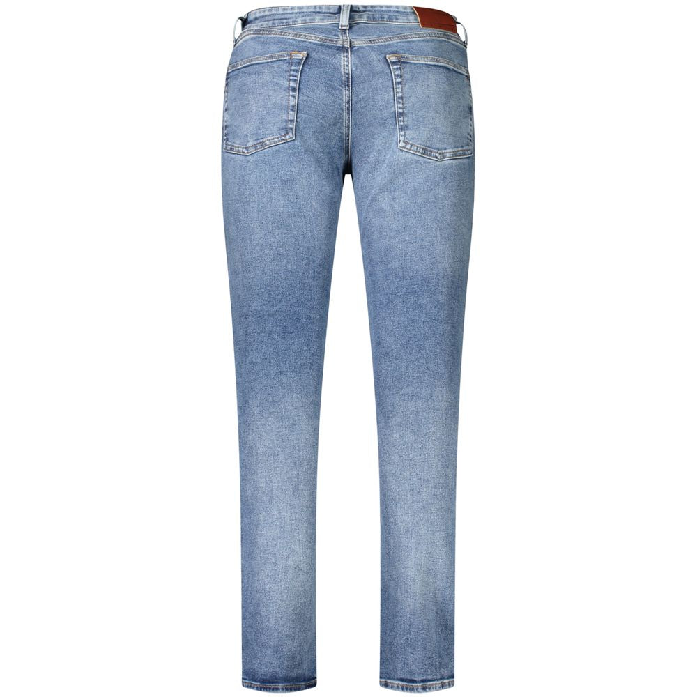 Tommy Hilfiger Blu Cotton Men Jeans | Regal Royce